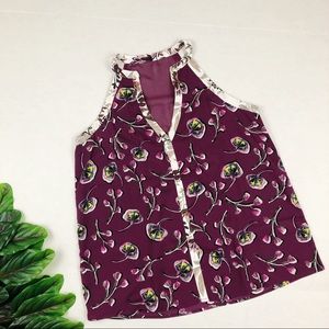 NWT C&E Floral Print Tank